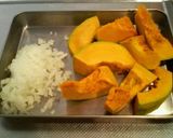 A picture of step 1 of Easy One Pot Soup with Kabocha Squash.