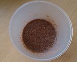 A picture of step 1 of Vickys Cherry Frangipane-Streusal Cake, GF DF EF SF.
