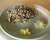A picture of step 1 of Versatile Shiitake Mushroom Miso (Meat Miso Substitute).