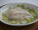 A picture of step 4 of Cabbage and Chicken Breast Steamed in the Microwave.