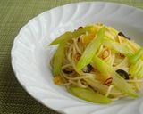 A picture of step 6 of Anchovy and Celery Pasta.