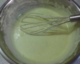 A picture of step 6 of Edamame (Zunda) Cheesecake.