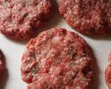 A picture of step 2 of Garlic Parmesan Burgers.