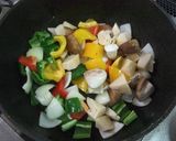 A picture of step 5 of Sweet and Sour Pork Taiwan Style Chicken in Pineapple Vinegar Sauce.