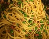 A picture of step 10 of Pasta With Bacon And Peas.