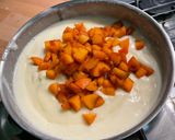 Une image de l'étape 9 de Flan sans pâte aux groseilles noires et abricots.
