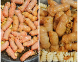 Foto del paso 7 de la receta: Pasta con salchichas al horno