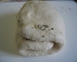 A picture of step 5 of Easy Cheese and Black Pepper Folded Bread.