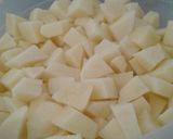 Foto del paso 3 de la receta: Papas fritas con salsa de pollo