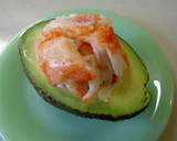 A picture of step 5 of The Grapefruit is the Key! Crab and Avocado Salad.