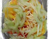 A picture of step 1 of Loads of Vegetables! Chicken Breast in Nanban Sauce.