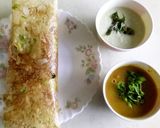 A picture of step 5 of Crispy rava dosa.