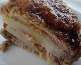 A picture of step 4 of Layered Beef and Potato Hamburger Steak.