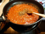 Rollitos de berenjena con tomate