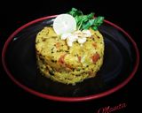 A picture of step 5 of Upma.