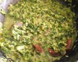 A picture of step 5 of Methi (vendhaya keerai) moong dall kootu.