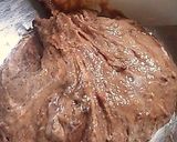 A picture of step 2 of Oil and Egg Free Chocolate Biscotti.