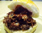 A picture of step 12 of Pulled BBQ Beef with Homemade BBQ Sauce.