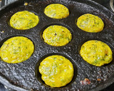 A picture of step 5 of Amaranth leaves paddu.