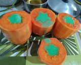 Foto langkah ke 2 dari resep Puding Pepaya.