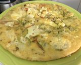 Foto del paso 5 de la receta Tortilla de calabacín y zanahoria con queso🥕🧀