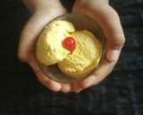 A picture of step 3 of Mango homemade ice cream.