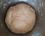 A picture of step 2 of Arabic bread.