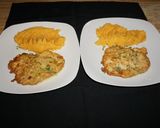 A picture of step 3 of CHICKEN FRANCAISE. JON STYLE.