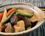 A picture of step 8 of Nameko Mushroom & Tofu Miso Soup.