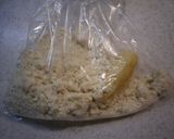 A picture of step 1 of Unbelievably Low Calorie Banana Matcha Okara Scones.