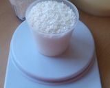 A picture of step 3 of Vickys Coconut Chocolate Macaroons GF DF EF SF NF.