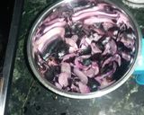 A picture of step 1 of Jamun Lassi.