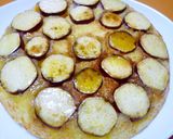 A picture of step 12 of Sweet Potato Cake using a Frying Pan and Pancake Mix.