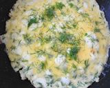 A picture of step 3 of Dill & Cottage Cheese Frittata.