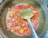A picture of step 3 of Tomato Pickle.