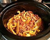 A picture of step 3 of Slow Cooker Pepper Beef.