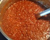 A picture of step 5 of Hot dog sauce.