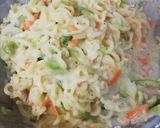 A picture of step 6 of Maggi pakoras.