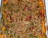 A picture of step 1 of Southwest Green Bean Casserole.