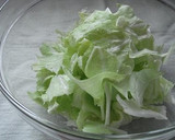 A picture of step 1 of Instant Cabbage and Shio-Konbu Tsukemono Pickles.