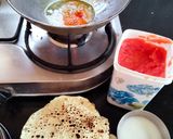 A picture of step 5 of Rajasthani papad ki sabji.