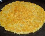 A picture of step 2 of Aloo Rosti with kheera curd.