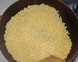 A picture of step 2 of Moong dal halwa.