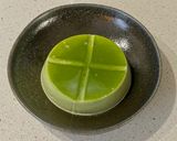 A picture of step 7 of Matcha (green tea) panna cotta.