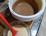 Foto del paso 5 de la receta: Bundt cake marmolado de almendras con cobertura de praliné de almendras y chocolate