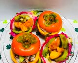 Foto del paso 7 de la receta: Ensaladas de caqui, pitahaya, kiwi