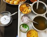 A picture of step 7 of Jalani Pani Puri, Dahi Puri.