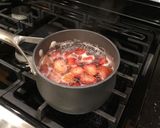 A picture of step 3 of Strawberry Cream Brownie Sqares.