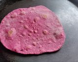 A picture of step 7 of High Protein Beetroot Paneer Wrap.