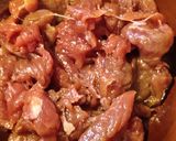 A picture of step 3 of Sliced Beef in Leeks.